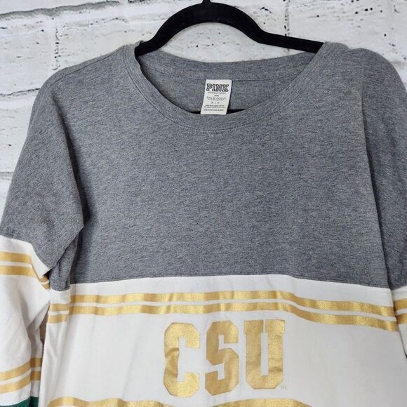 Victoria's Secret PINK 5th & Ocean CSU Fort Collins CO Long Sleeve Shirt Small - Picture 2 of 9